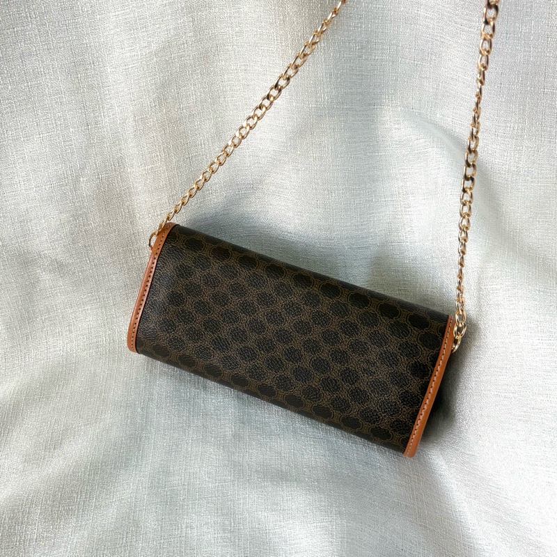 Celine 凱旋門老花包 有盒 全新品-6