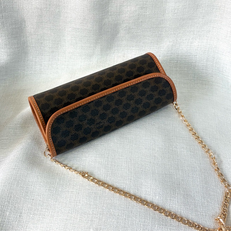 Celine 凱旋門老花包 有盒 全新品-8