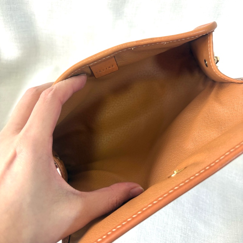 Celine 凱旋門老花包 有盒 全新品-24
