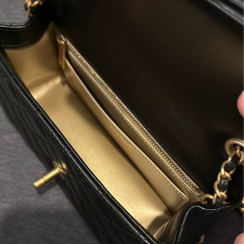 巴黎總店 Chanel 金球cf20 黑金-3