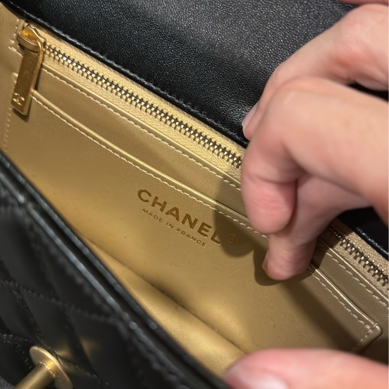 巴黎總店 Chanel 金球cf20 黑金-4