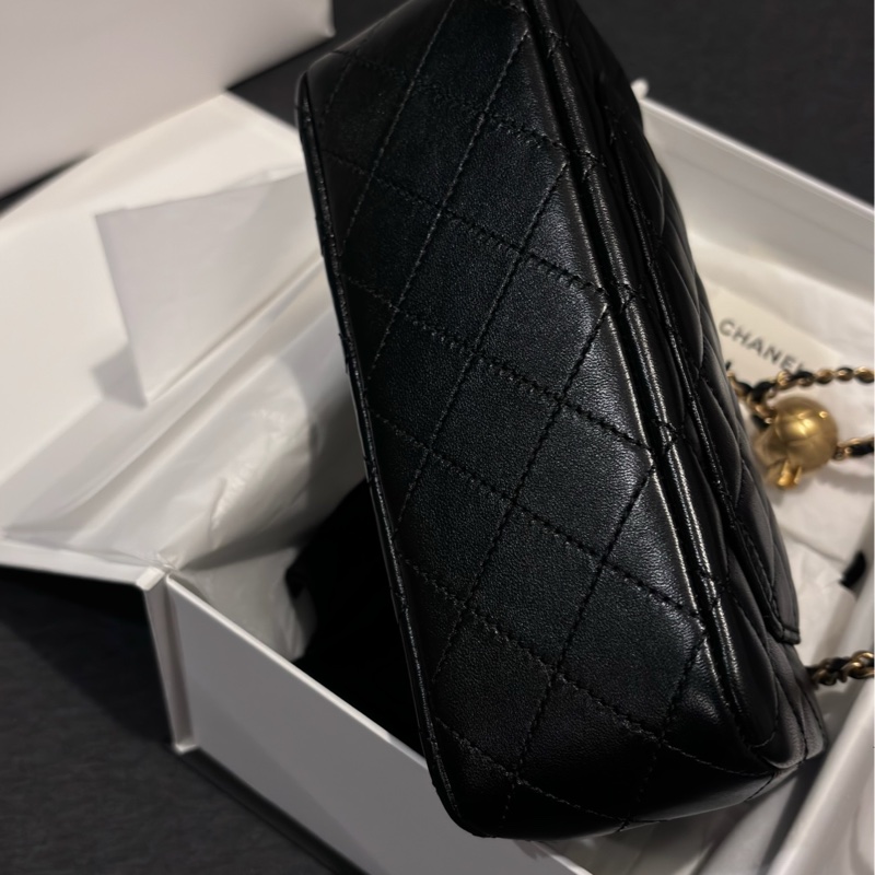 巴黎總店 Chanel 金球cf20 黑金-8