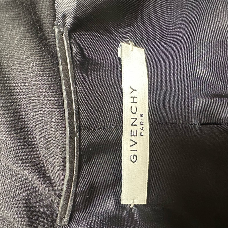 Givenchy纪梵希太空棉拼皮连帽皮衣-5