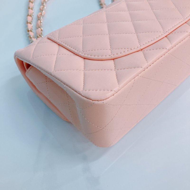 MS0490 Chanel 香奈先 經典 翻蓋 羊皮 蜜桃色 淺肉色 金扣 Classic Flap Small 23cm Lambskin Peach x GHW-7