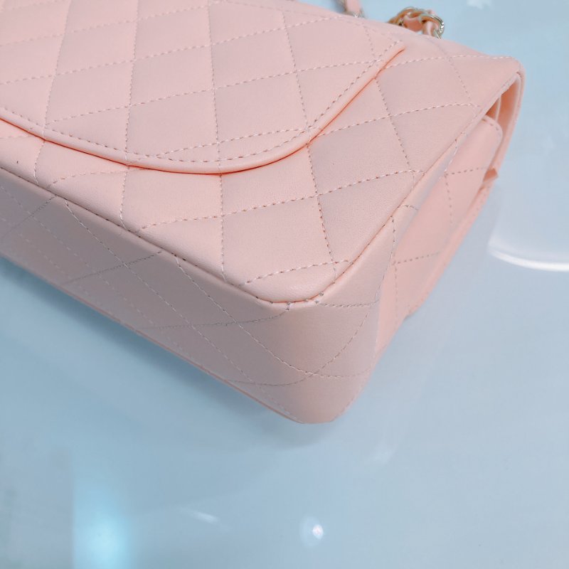MS0490 Chanel 香奈先 經典 翻蓋 羊皮 蜜桃色 淺肉色 金扣 Classic Flap Small 23cm Lambskin Peach x GHW-8