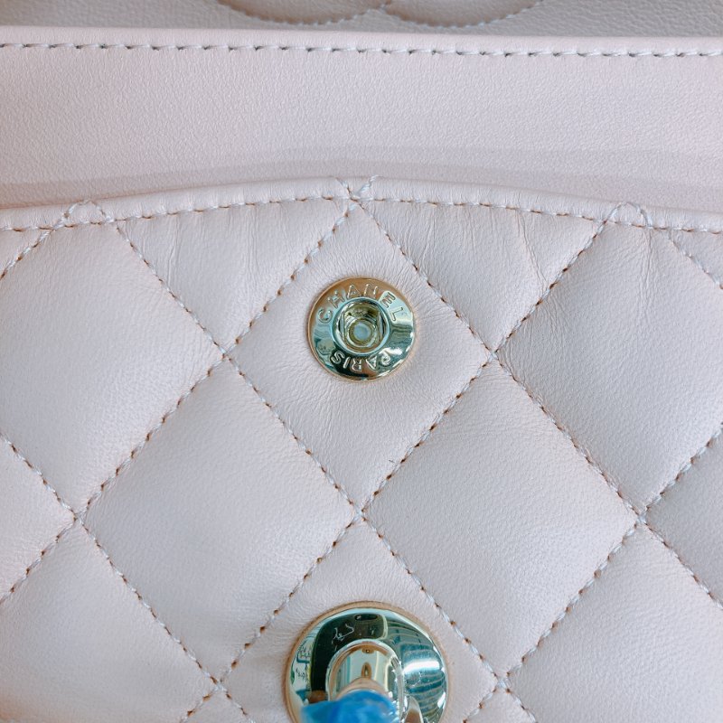 MS0490 Chanel 香奈先 經典 翻蓋 羊皮 蜜桃色 淺肉色 金扣 Classic Flap Small 23cm Lambskin Peach x GHW-15
