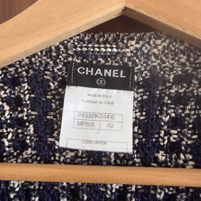 Chanel混色花泥外套42-1