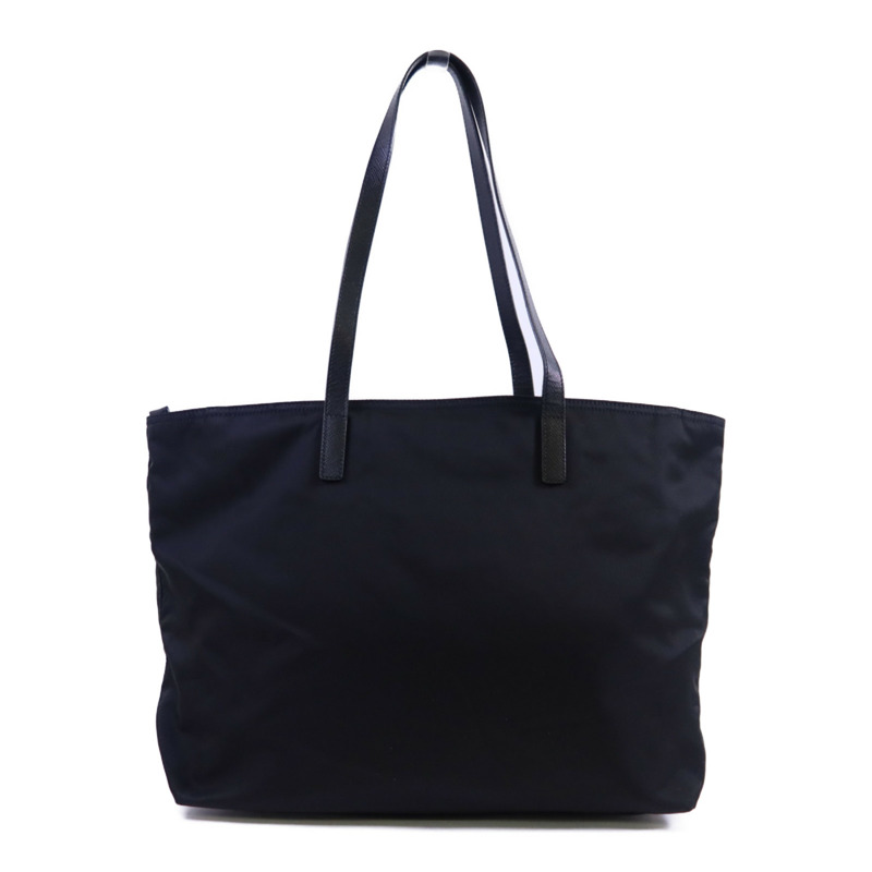 PRADA 尼龍Tote Bag銀扣肩背袋-1