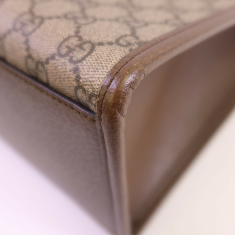 GUCCI 塗層帆布Disney GG Supreme金扣手挽肩背兩用袋-8