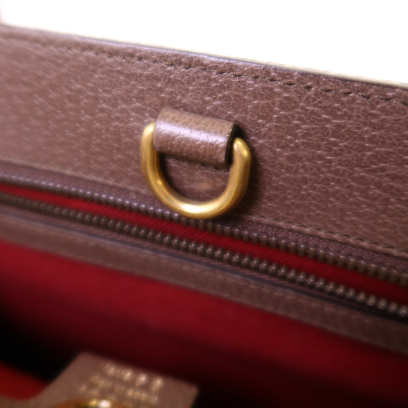 GUCCI 塗層帆布Disney GG Supreme金扣手挽肩背兩用袋-14