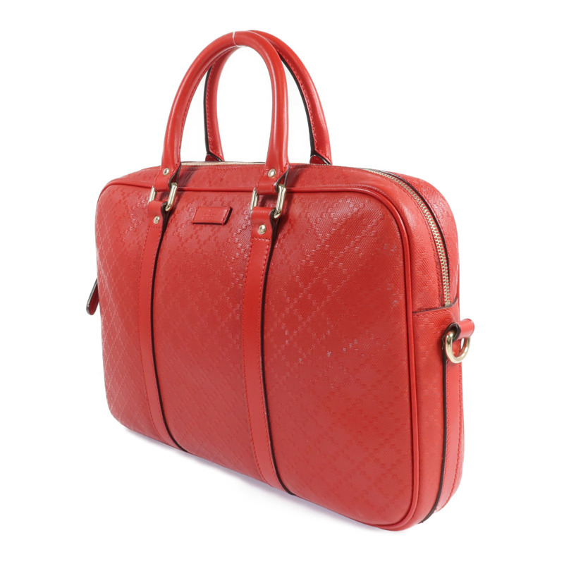 GUCCI 皮革Diamante金扣手挽肩背兩用袋-1