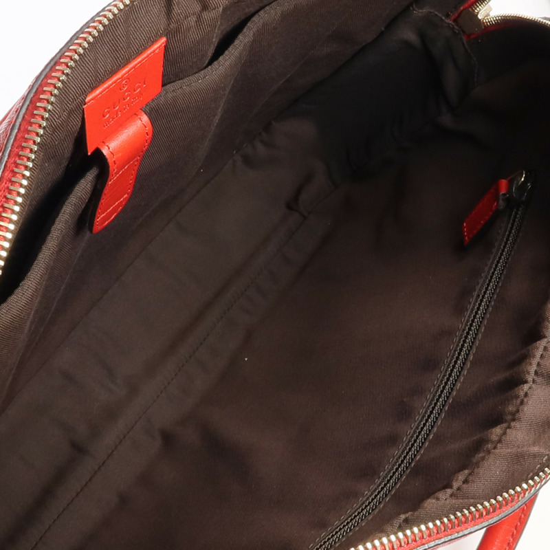 GUCCI 皮革Diamante金扣手挽肩背兩用袋-4