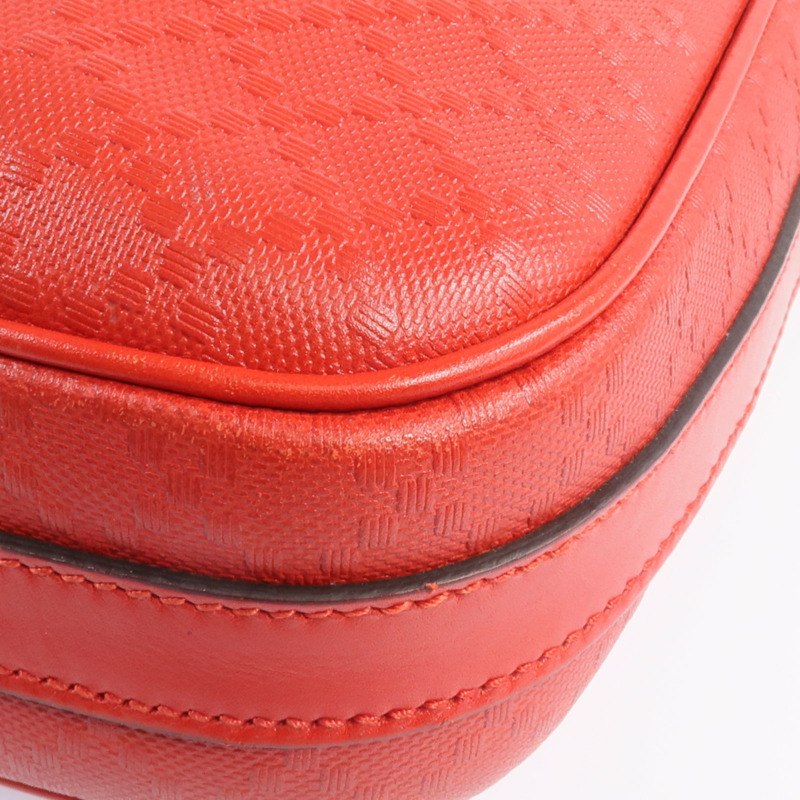 GUCCI 皮革Diamante金扣手挽肩背兩用袋-10