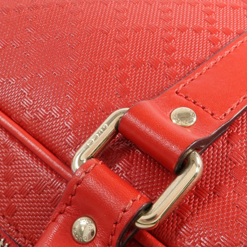 GUCCI 皮革Diamante金扣手挽肩背兩用袋-15