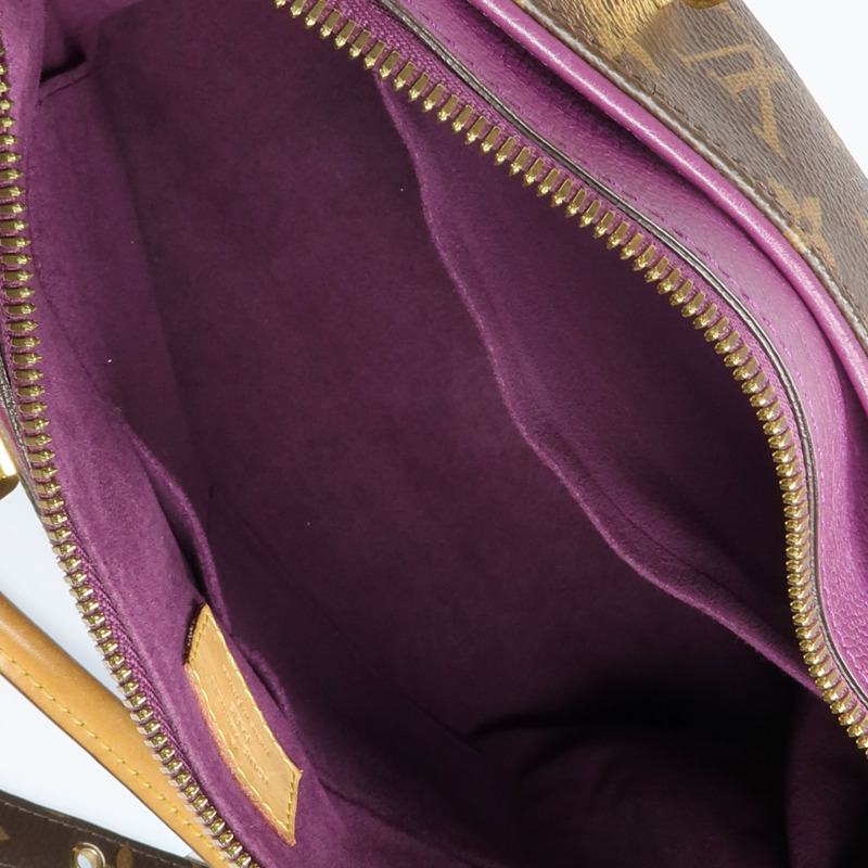 LOUIS VUITTON Monogram Pallas MM金扣手挽肩背兩用袋-4