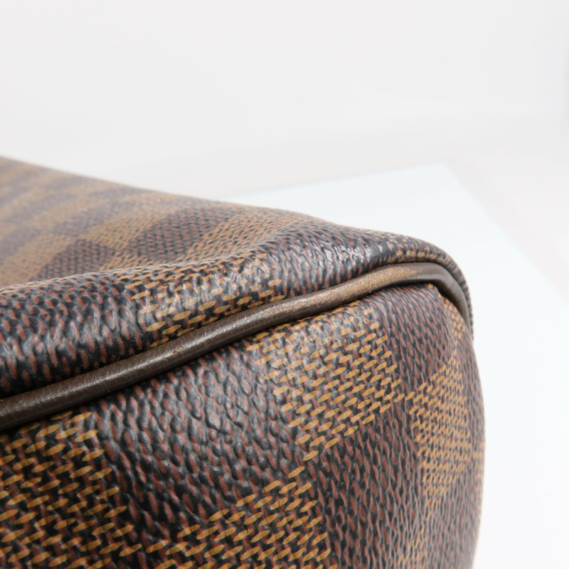 LOUIS VUITTON Damier Speedy 30金扣手挽袋-13