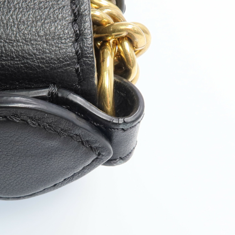 FENDI 塗層帆布/牛皮皮革Double F Shoulder Bag金扣手挽肩背兩用袋-20