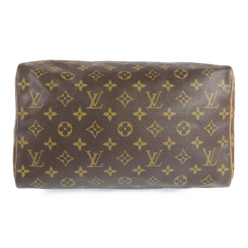LOUIS VUITTON Monogram Speedy 30金扣手挽袋-3
