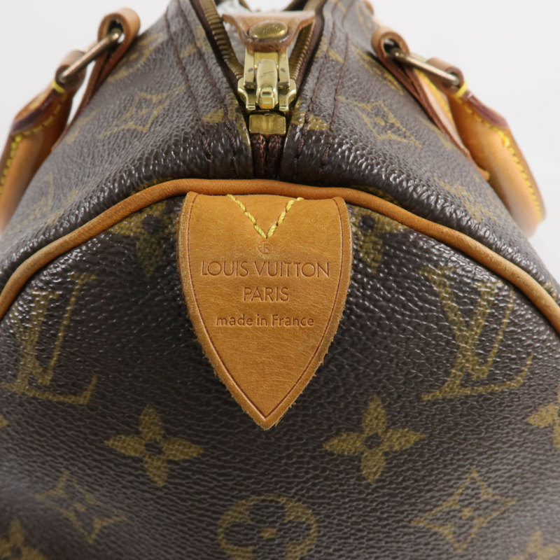 LOUIS VUITTON Monogram Speedy 30金扣手挽袋-5