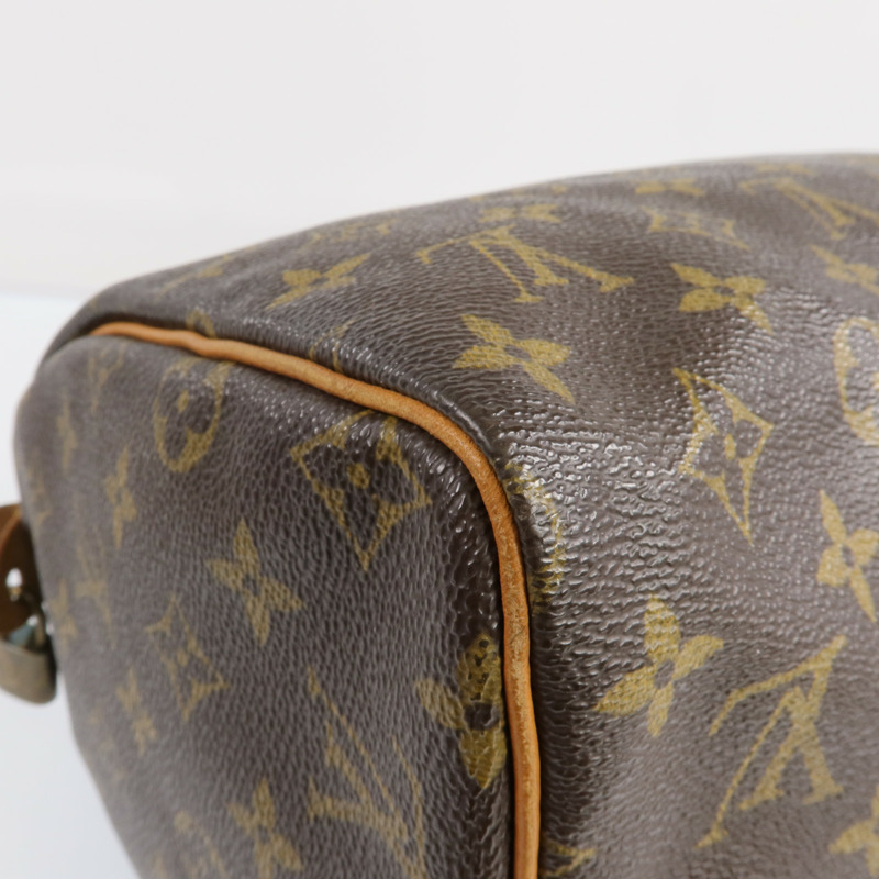LOUIS VUITTON Monogram Speedy 30金扣手挽袋-11