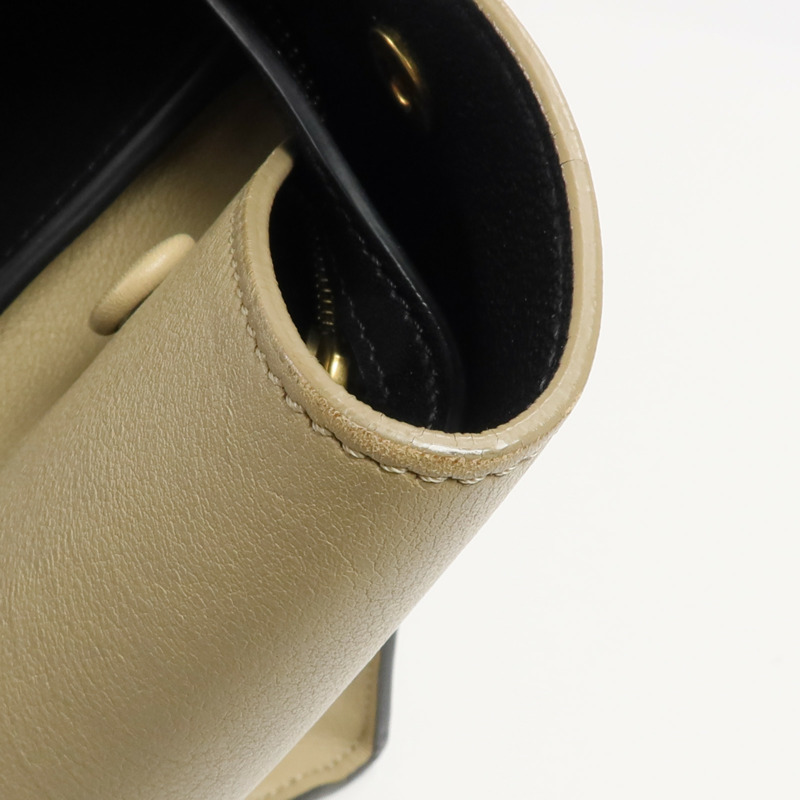 CELINE 牛皮皮革Trapeze金扣手挽肩背兩用袋-17