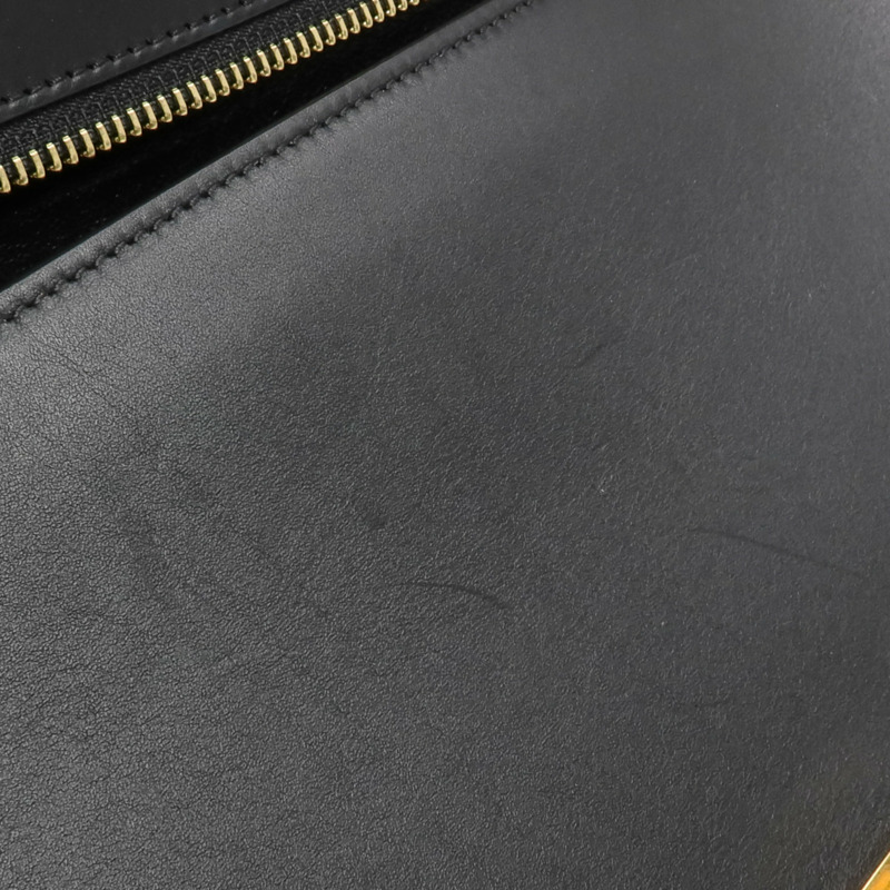 CELINE 牛皮皮革Trapeze金扣手挽肩背兩用袋-19