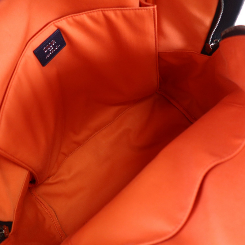 Dior Obriqur帆布/牛皮皮革Dior X Kaws Rider 2.0 Zipped Backpack銀扣背包-14