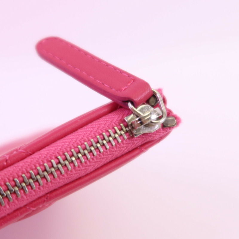 CHANEL 羊皮皮革Clutch Bag銀扣手拿包-8