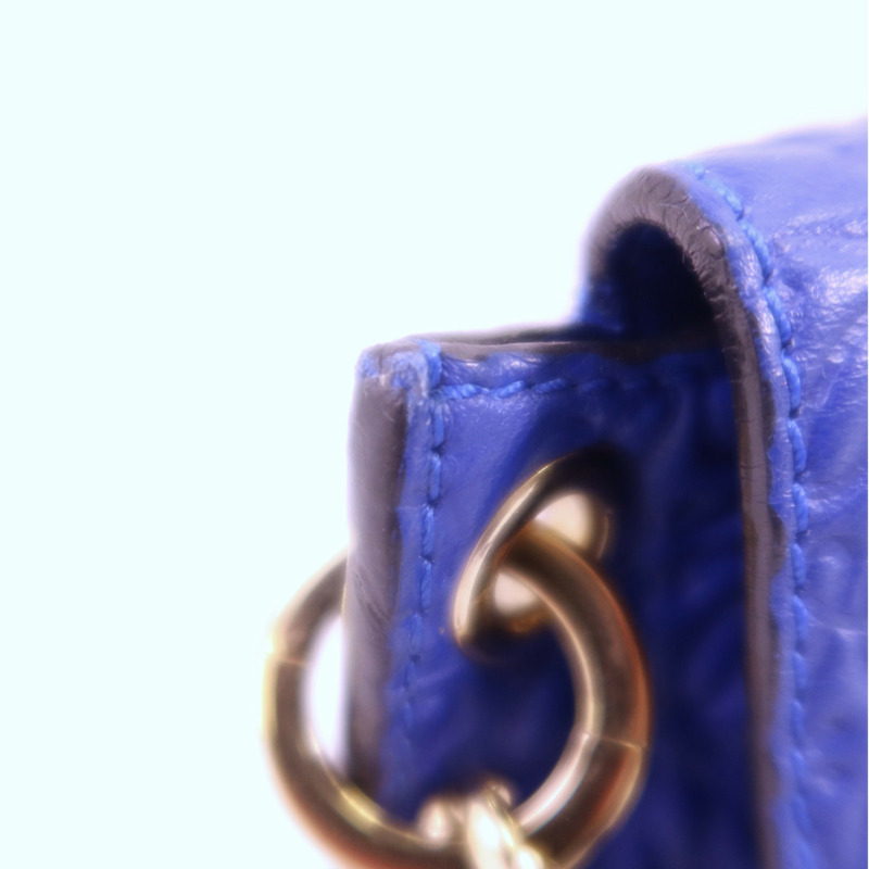 LOEWE 牛皮皮革Chain Shoulder金扣鏈帶肩背袋-16