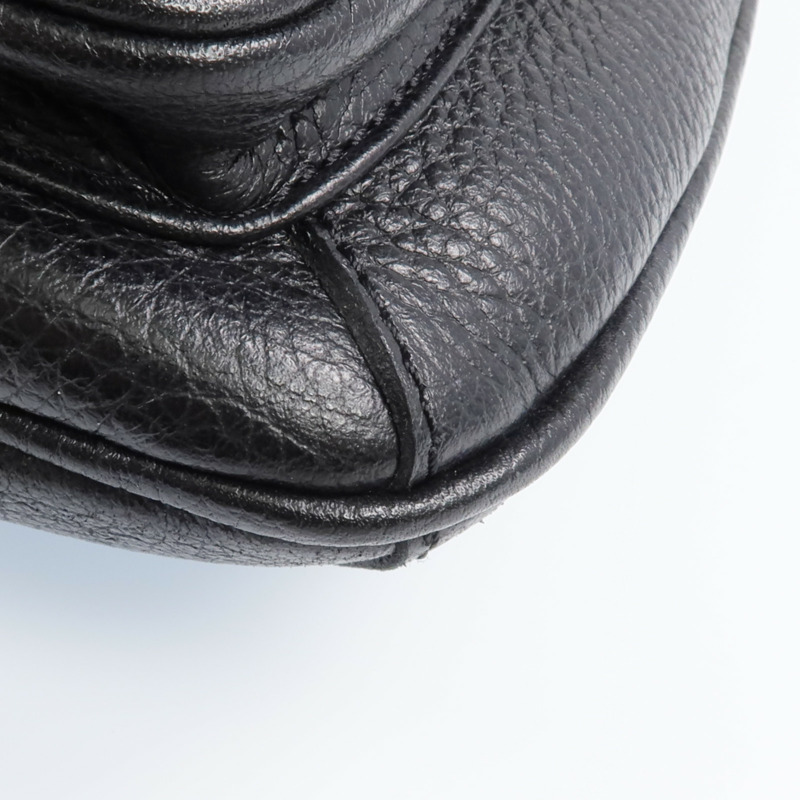 BURBERRY 牛皮皮革Shoulder Bag銀扣肩背袋-8