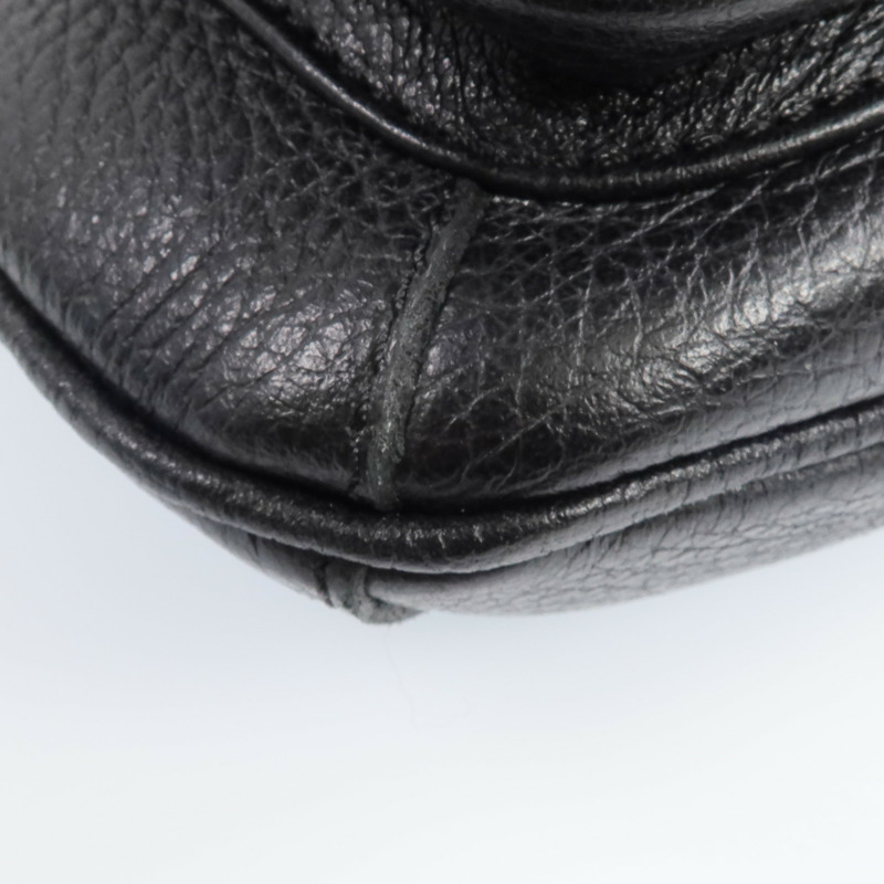 BURBERRY 牛皮皮革Shoulder Bag銀扣肩背袋-9