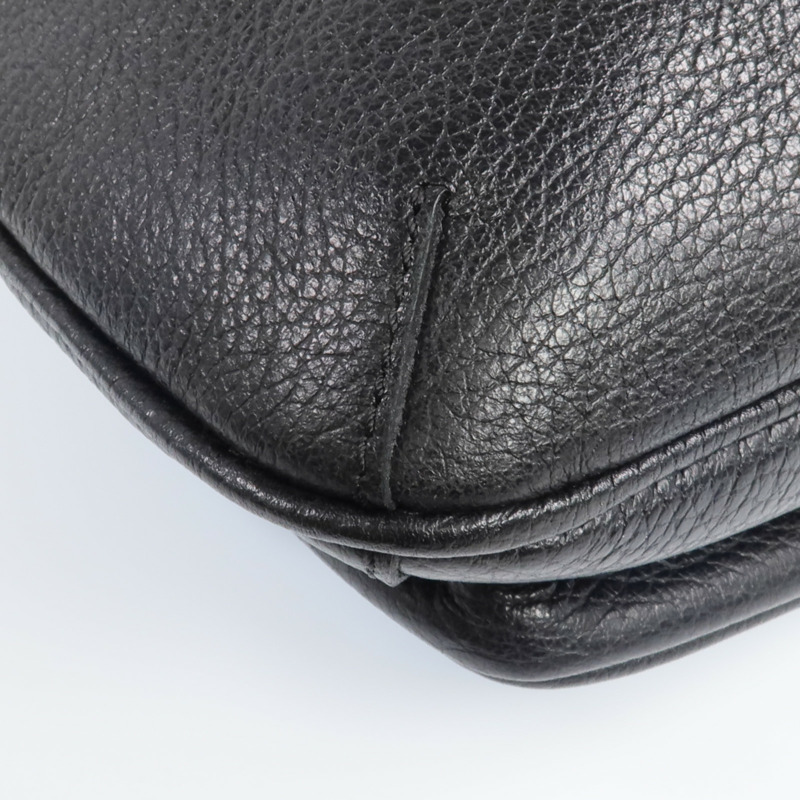 BURBERRY 牛皮皮革Shoulder Bag銀扣肩背袋-11