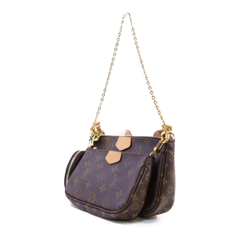 LOUIS VUITTON Monogram Multi Pochette Accessoires金扣手挽肩背兩用袋-2