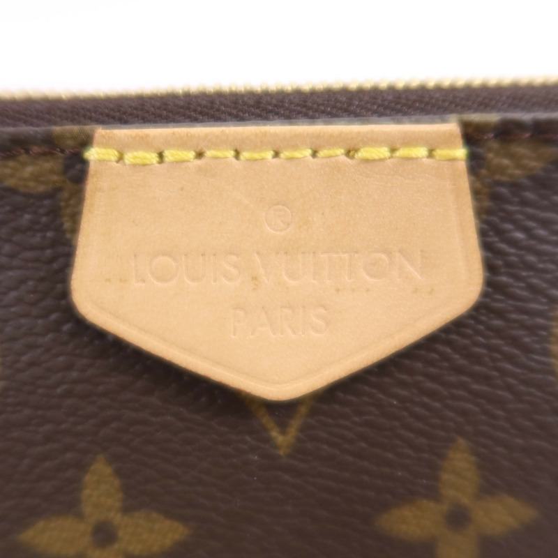 LOUIS VUITTON Monogram Multi Pochette Accessoires金扣手挽肩背兩用袋-9