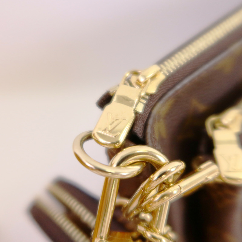 LOUIS VUITTON Monogram Multi Pochette Accessoires金扣手挽肩背兩用袋-16