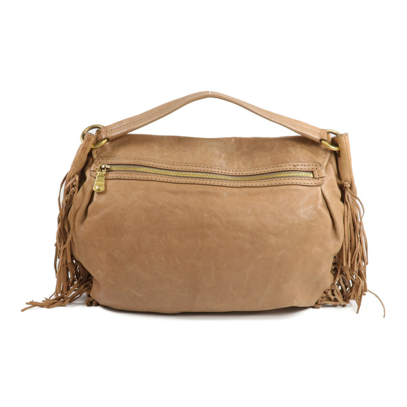 Miu Miu 牛皮皮革2 Way Shoulder金扣手挽肩背兩用袋-2