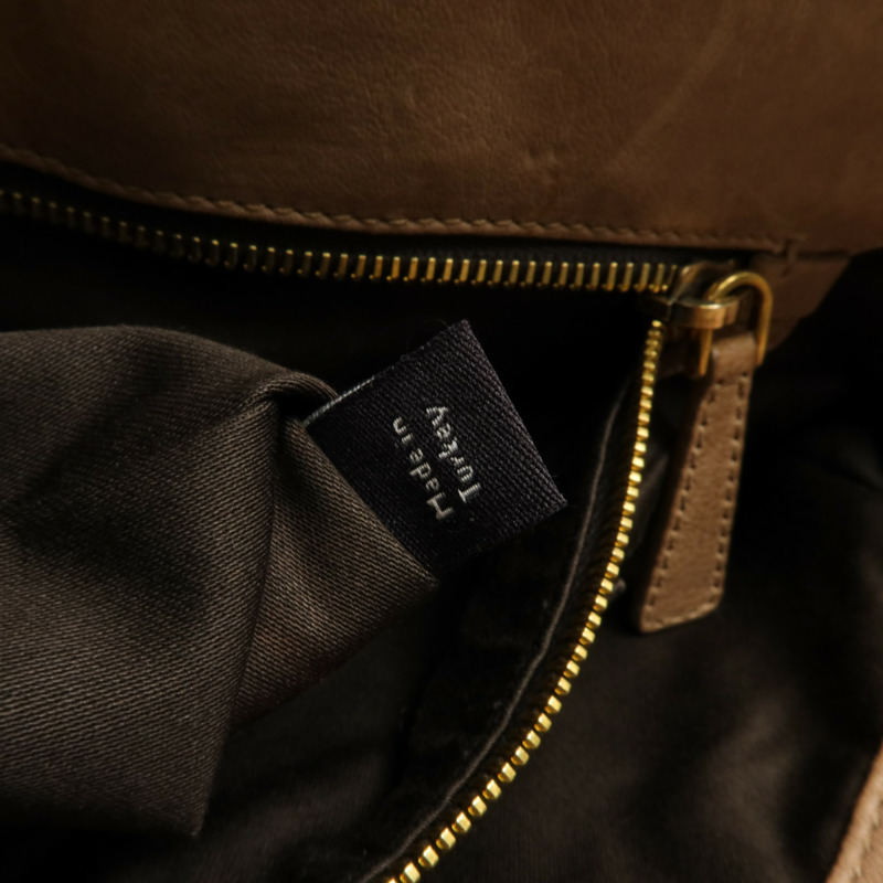 Miu Miu 牛皮皮革2 Way Shoulder金扣手挽肩背兩用袋-7