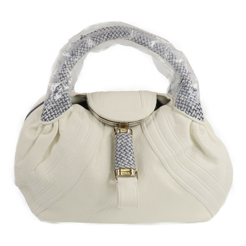 FENDI 牛皮皮革Shoulder Bag金扣肩背袋-0