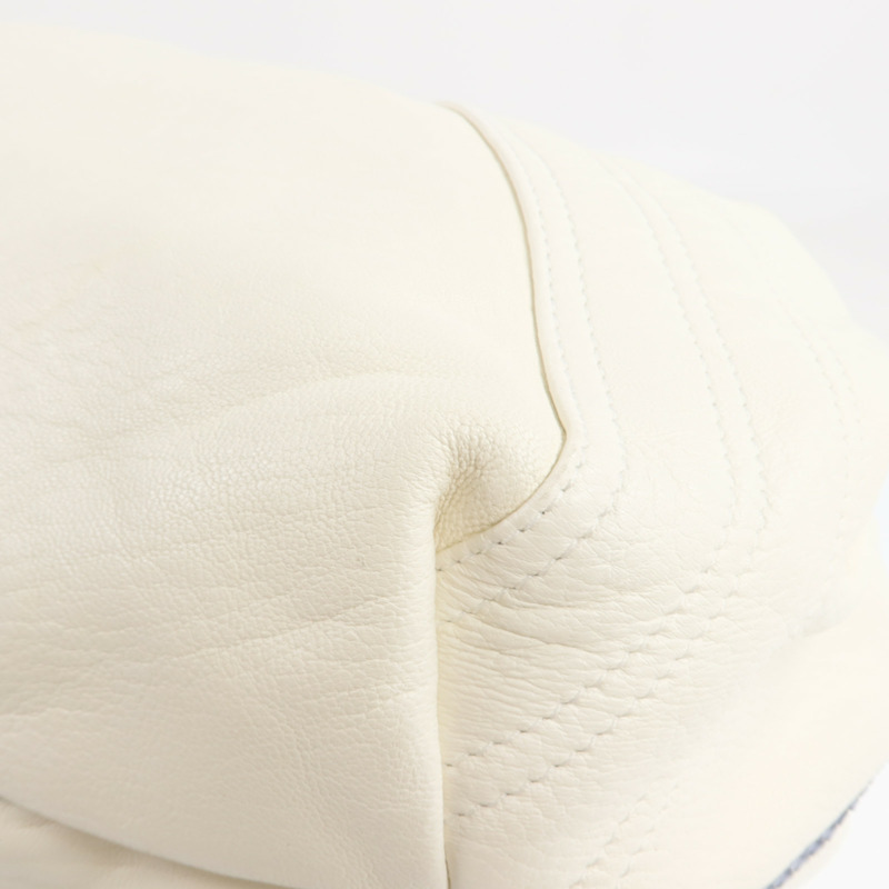 FENDI 牛皮皮革Shoulder Bag金扣肩背袋-12