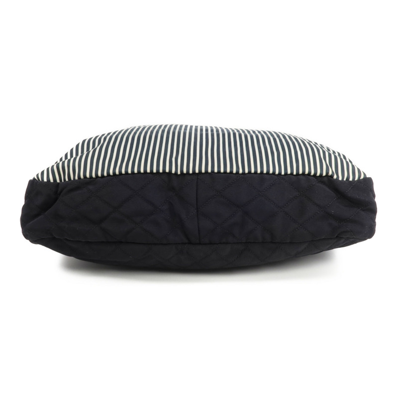 CHANEL 帆布2 Way Shoulder銀扣手挽肩背兩用袋-3