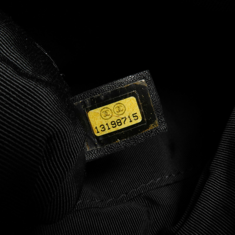 CHANEL 帆布2 Way Shoulder銀扣手挽肩背兩用袋-5