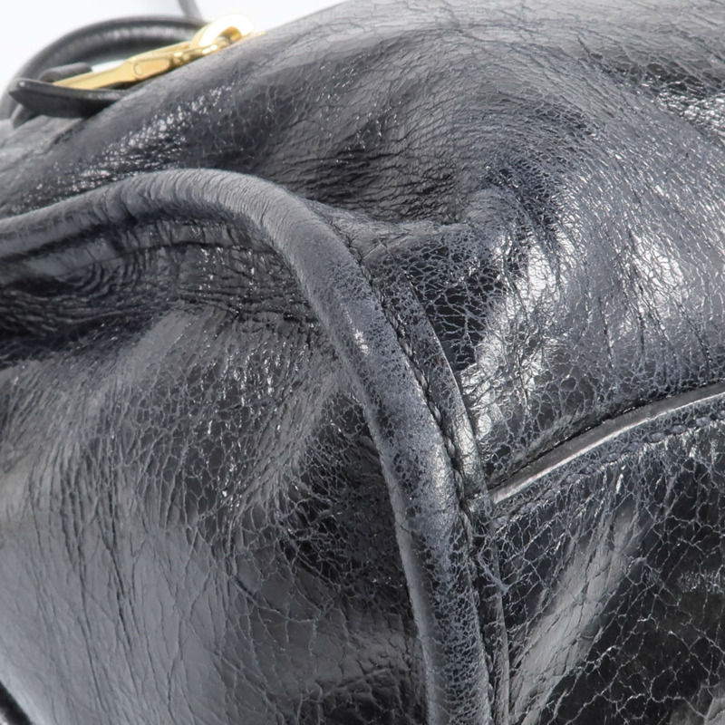 Miu Miu 牛皮皮革2 Way Shoulder金扣手挽肩背兩用袋-12