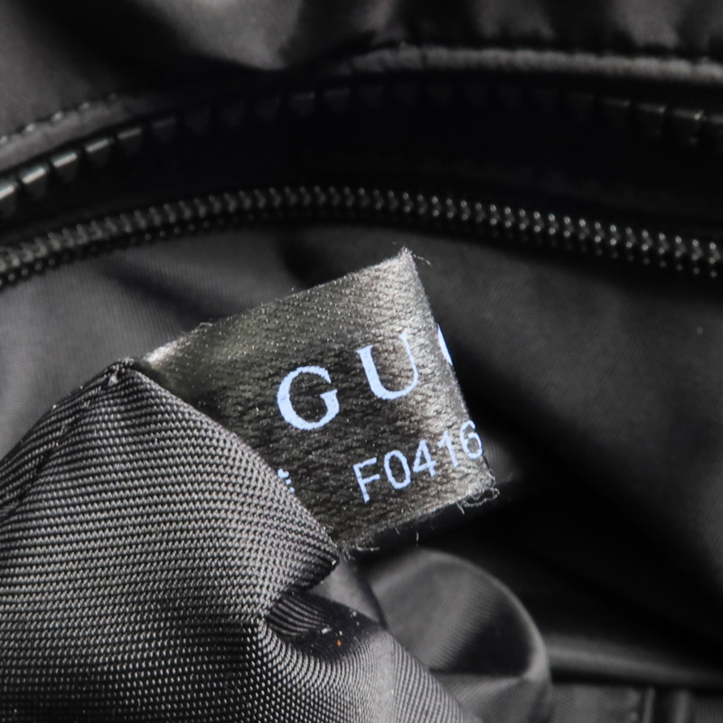 GUCCI 尼龍2 Way Shoulder銀扣手挽肩背兩用袋-7