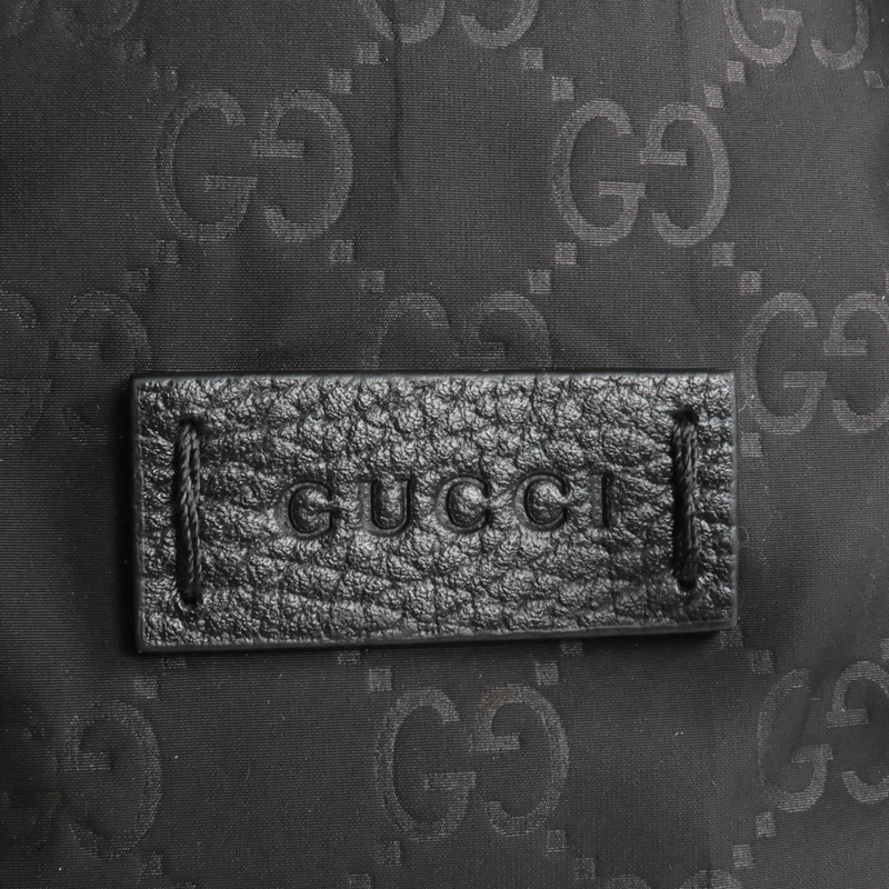 GUCCI 尼龍2 Way Shoulder銀扣手挽肩背兩用袋-8