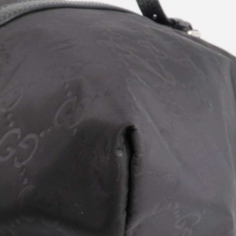 GUCCI 尼龍2 Way Shoulder銀扣手挽肩背兩用袋-11