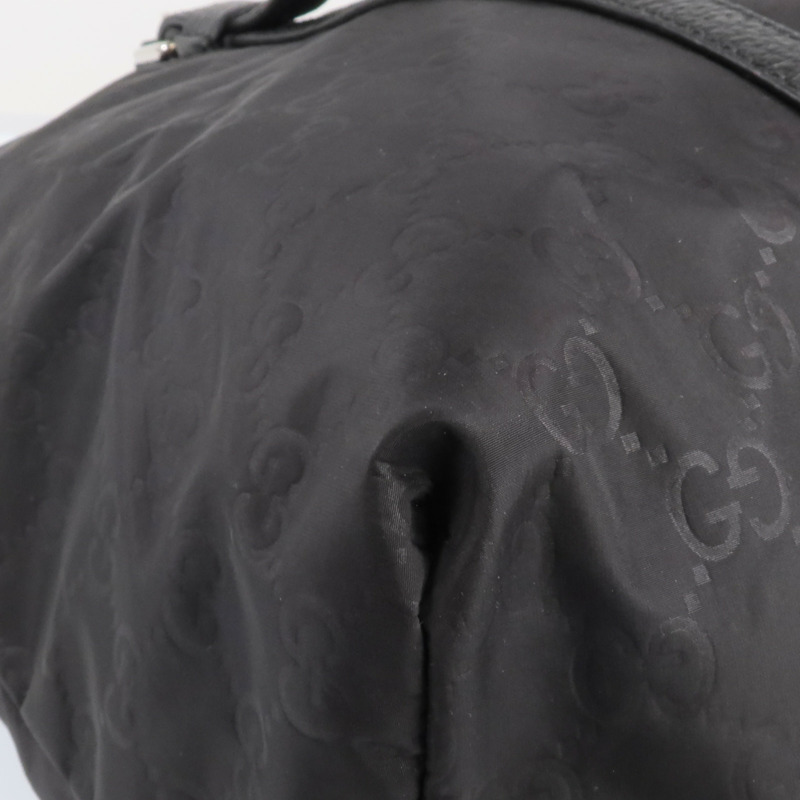 GUCCI 尼龍2 Way Shoulder銀扣手挽肩背兩用袋-13