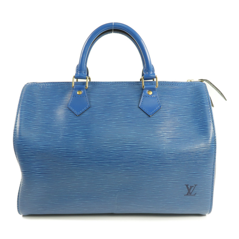 LOUIS VUITTON Epi Speedy 30金扣手挽袋-0
