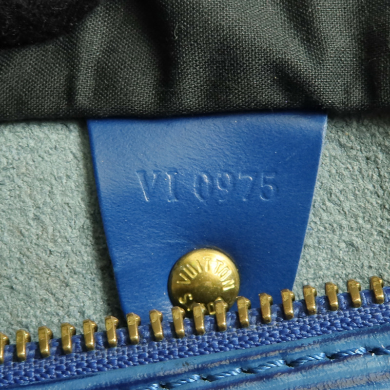 LOUIS VUITTON Epi Speedy 30金扣手挽袋-7