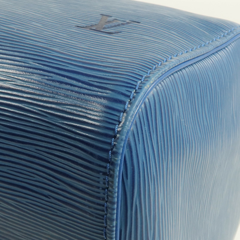 LOUIS VUITTON Epi Speedy 30金扣手挽袋-10