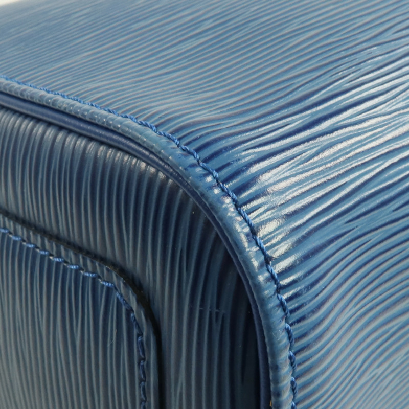 LOUIS VUITTON Epi Speedy 30金扣手挽袋-11